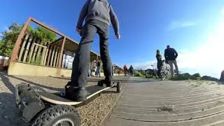 Miniature : Insta360 One R démo with electric skateboard in France