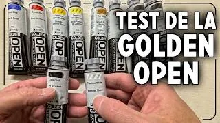 Miniature : LA GOLDEN OPEN, ENTRE L'HUILE ET l'ACRYLIQUE - TEST DE LA GOLDEN OPEN (ART CLASSE - PEINDRE AVEC LO)