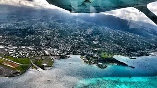 Miniature : Landing in paradise/Tahiti Faaa runway 04 Cessna 172