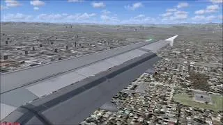 Miniature : FSX[HD] Landing at LAX with Air france Airbus320