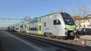 Miniature : Quelques trains en gare de Kiesen