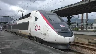 Miniature : Quelques trains en gare d'Hendaye