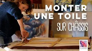 Miniature : Monter une toile sur châssis – méthode simple et pratique