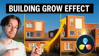 Miniature : Comment faire le BUILDING GROW EFFECT sur Davinci Resolve ? (Effet de fou !)
