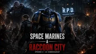 Miniature : 5 Space Marines entrent dans le R.P.D... Ils ignorent ce qui les attend