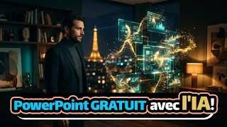 Miniature : Créer un PowerPoint GRATUIT avec l'IA en 30 secondes ! 🚀