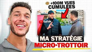 Miniature : J'ai fais 100 MILLIONS de vues avec les micro-trottoirs : copie cette stratégie !