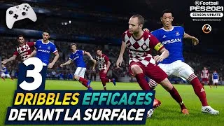 Miniature : PES 2021 | 3 Dribbles EFFICACES à l'Entrée de la SURFACE