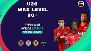 Miniature : PES 2021 | LES MEILLEURS JEUNES JOUEURS AVEC UN POTENTIEL DE 90+