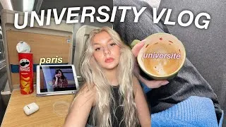 Miniature : VIVRE SEULE : UNIVERSITY WEEKLY VLOG | paris, cours & stage