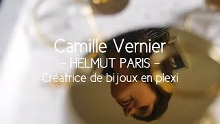 Miniature : Le portrait de Camille Vernier - HELMUT PARIS, créatrice de bijoux en plexi.