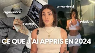 Miniature : LES LEÇONS QUE J'AI APPRISES EN 2024 (relations, amour de soi, business)