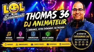 Miniature : Thomas dj Animateur Indre 36, indre et loire 37, vienne 86, 