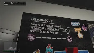 Miniature : Échelon de sponsorisation 100 - GTA 5 Online