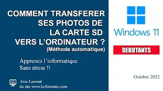 Miniature : Comment transférer ses photos de la Sd à l'ordinateur méthode automatique