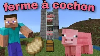 Miniature : Ferme a cochon 1.19  (java et bedrock)