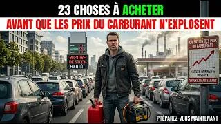 Miniature : 23 choses que vous DEVEZ acheter AVANT que les prix du carburant ne S'ENFLAMMENT ENCORE PLUS en 2026