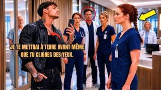 Miniature : Fils d’un patient riche, ceinture noire, demande un combat sans savoir que la nouvelle infirmière.
