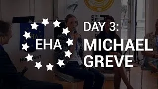 Miniature : Michael Greve, Accelerating the availability of rejuvenation theraphy, EHA 2018.