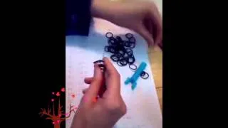Miniature : Réaliser le cercle magique du "chien bouclé" loomigurumi elastique loom band