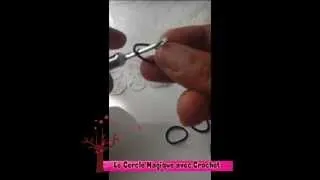 Miniature : Le cercle magique au crochet en elastique loom band loomigurumi