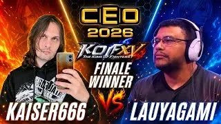 Miniature : CEO 2026: KOF 15 GRANDE FINALE WINNER - LAUYAGAMI VS KAISER666 