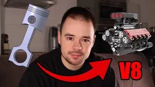 Miniature : On conçoit un V8 en IMPRESSION 3D ! Partie 2