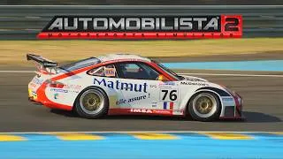 Miniature : AUTOMOBILISTA 2 / MULTICLASS / PORSCHE 996 RSR GT2 2005 / LE MANS / COCKPIT / TRACK IR5 / 4K