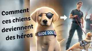 Miniature : Comment ces chiens deviennent des héros. Un opticien à la rencontre d'une école de chiens d'aveugles