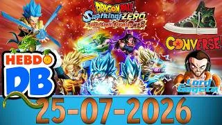 Miniature : Hebdo DB 25/07 : La Collab Converse X DBZ, DLC Sparking ZERO & Figurines  !