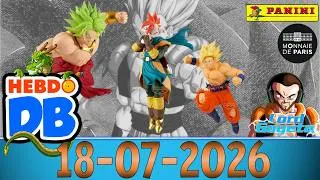 Miniature : Hebdo DB 18/07 : Monnaie de Paris, Tapion enfin en figurine, Goku vs Broly, Panini & Gogeta Secret !