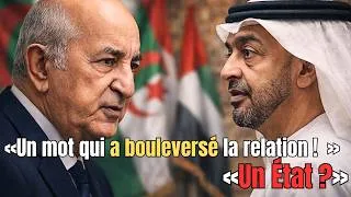 Miniature : Crise algéro-émirienne : une déclaration qui interroge