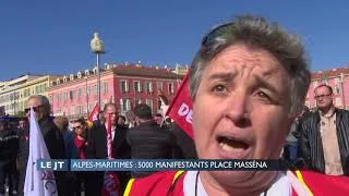 Miniature : Alpes-Maritimes : 5000 manifestants contre la réforme de la fonction publique