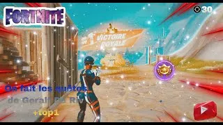 Miniature : ON FAIT LES QUETES DE GERALT DE RIV SUR FORTNITE +TOP1