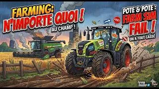 Miniature : ON A COMPLÈTEMENT DÉTRUIT LA FERME ! (Farming Simulator 22)
