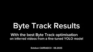 Miniature : Bee Following with a Byte Track Model | GeoDanceHive