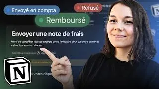 Miniature : Gérer les notes de frais de son équipe avec Notion 🗂️ (modèle Notion)