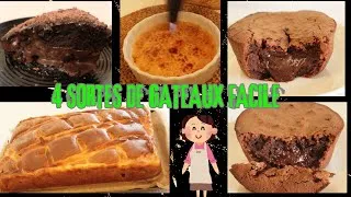 Miniature : 4 Recettes de patisseries maison, économique, facile et rapide 🧁👍🏻😋