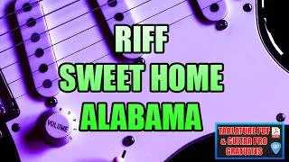Miniature : Tuto Guitare : Jouer l'intro de Sweet Home Alabama (Démo + Ralenti & Tab)