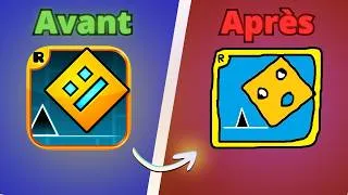 Miniature : 24 Heures pour REFAIRE Geometry Dash de 0 !