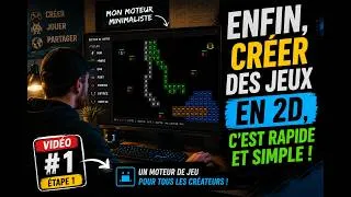 Miniature : Je crée un moteur de jeu vidéo tellement simple qu'on peut créer un jeu en quelques minutes