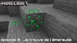 Miniature : Je trouve de l'émeraude ! Minecraft solo 1.21.8 : épisode 9