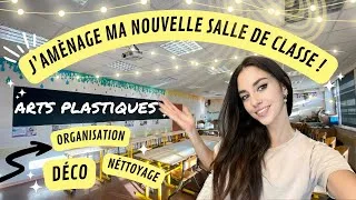 Miniature : J'OBTIENS ENFIN MA PROPRE CLASSE D'ARTS PLASTIQUES !!! ✅🤩 AMÉNAGEMENT, NETTOYAGE ET DÉCORATION !🧼😉