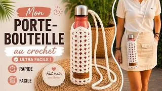 Miniature : Porte-bouteille au crochet | Tutoriel facile pour débutants