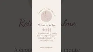Miniature : Retour au calme 🌙  Micro bulle 1° - 5 minutes pour revenir à toi et apaiser ton mental.