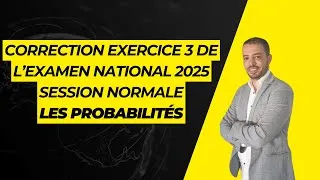 Miniature : Correction Exercice 3 | Examen National 2025 Session Normale | SVT et PC | Les Probabilités