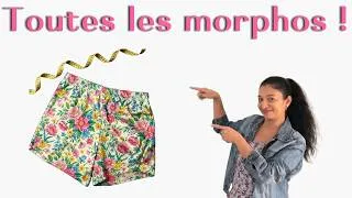 Miniature : Tuto short complet | Patron et couture pas à pas