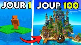 Miniature : J'ai Survécu 100 Jours sur une Île Déserte en Minecraft Hardcore !