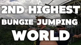 Miniature : J'ai fais le 2ème saut à l'élastique le plus haut du monde !