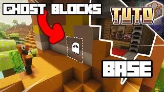 Miniature : COMMENT faire des GHOST BLOCKS sur MINECRAFT | Tutoriel Minecraft Bedrock